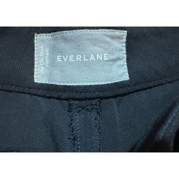 EVERLANE THE PUT TOGETHER PLEAT PANT sz 2 Black - Picture 6 of 12